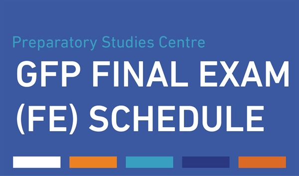 GFP FINAL EXAM (FE) SCHEDULE-01