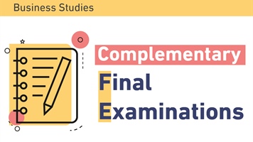 Final Complementary Examination Schedule
